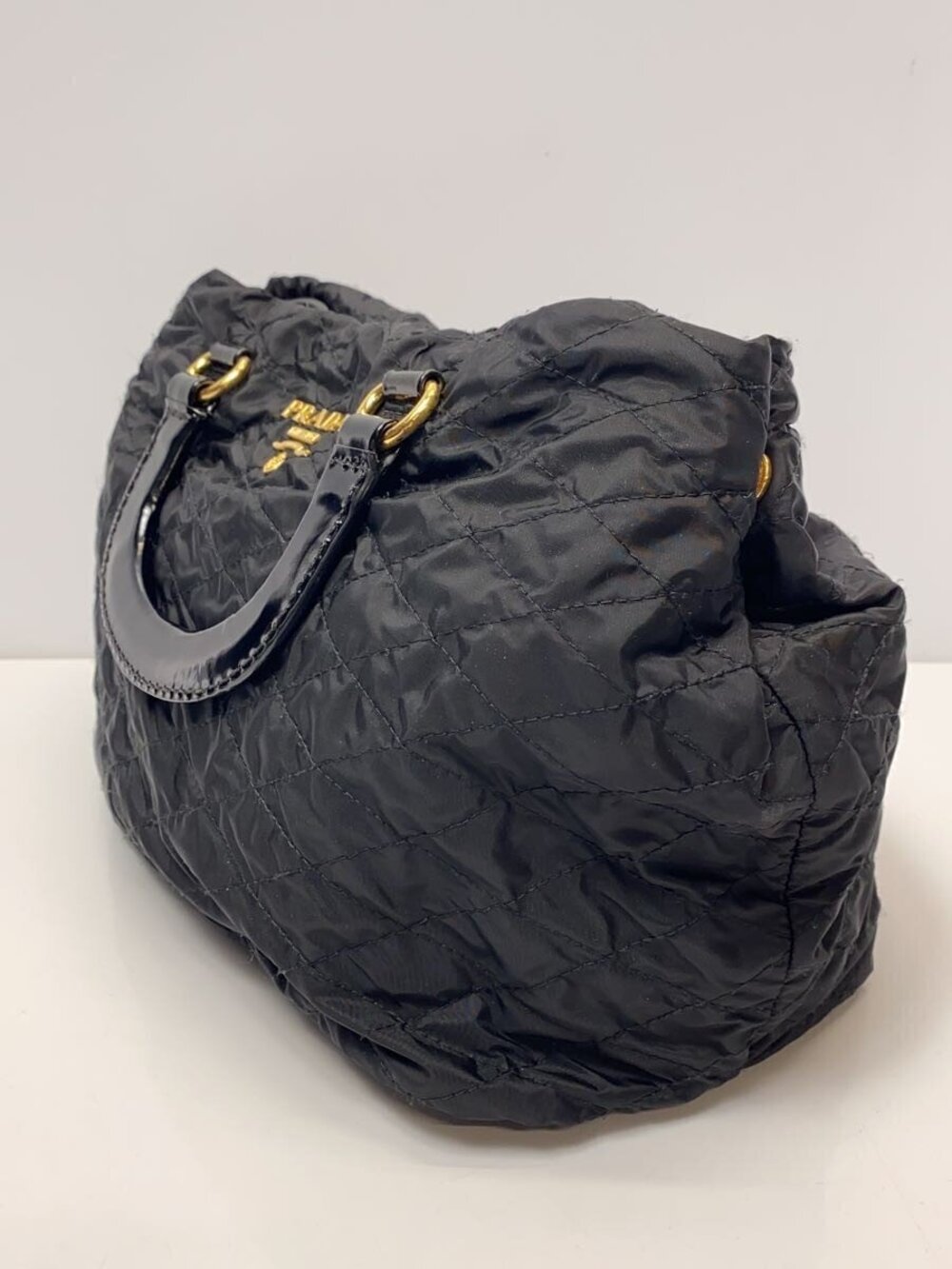 Prada Handbag Quilted Black